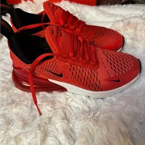 Nike Air Max 270 Kids Sneakers - Red and Black